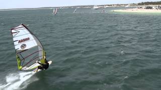 Heli Clip of windsurfing in Cervantes, Western Australia