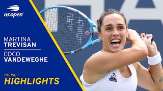 Martina Trevisan vs Coco Vandeweghe Highlights | 2021 US Open Round 1
