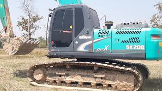 KOBELCO SK200-8 SUPER-X งานลอกนาบางๆ ซื้อมามือ 2 EXCAVATOR AND TRUCK EP.8128