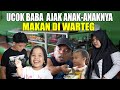 ISTRI PERGI !! SEKELUARGA PADA BELUM MAKAN? UCOK BABA LANGSUNG AJAK KELUARGANYA MAKAN DI WARTEG !!!