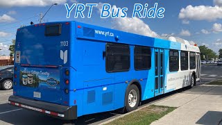 York Region YRT (Markham) 40 Unionville Bus Ride With a Friend 7/12/2022