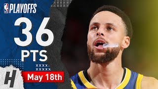 Stephen Curry EPIC Game 3 Highlights Warriors vs Blazers 2019 NBA Playoffs - 36 Pts, CLUTCH MODE!