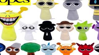 1-20pcs Sprunki Plush Toys Incredibox Plush Doll Sprunki Game Cartoon Pillow Kids Birthday