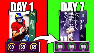 Building the BEST MUT Squad in One Week!