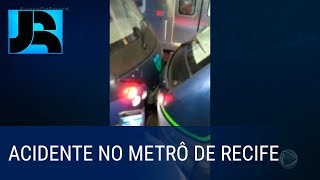 Acidente no metrô deixa mais de 60 pessoas feridas no Recife