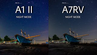 The New Sony ALPHA 1 Mark II VS Sony A7RV | NIGHT MODE | Camera Test