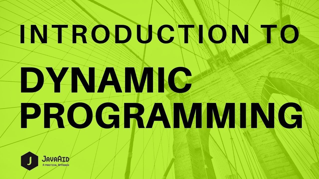 Dynamic Programming Introduction | What Is Dynamic Programming | How To ...