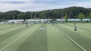 양구 국토정중앙기 대학동아리축구대회 조별리그 vs 가톨릭관동대 전반