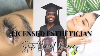 GA ESTHETICIAN STATE BOARD | VLOG