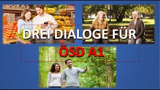 ÖSD A1 SPRECHEN 2024  #17 │ 3 DIALOGUES │ SPEAKING TASK 3