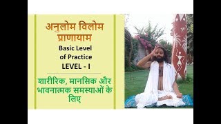 अनुलोम विलोम का एकदम सही तरीका और इसके लाभ - Level 1 of Alternate Breathing by Nityanandam Shree
