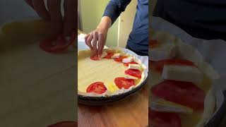 RECETTE SIMPLE ET RAPIDE : TARTE CHÈVRE MIEL ET TOMATES