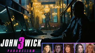 Reactors Reacting to the KNIFE FIGHT | John Wick 3 Parabellum