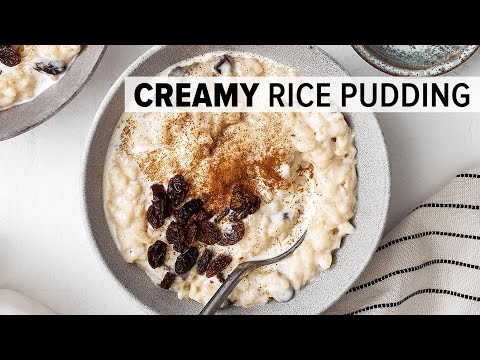 Healthy Creamy Rice Pudding Recipe