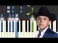 Adios Amor / Christian Nodal / Piano Tutorial / Notas Musicales