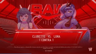 WWE 2K24 CLUBETTE VS LUNA [ SURVIVOR SERIES QUALIFIERS RAW TEAM ]