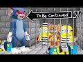 HOW MINIONS and TOM vs JERRY ESCAPE FROM SCARY PRISON in MINECRAFT INVESTIGATION