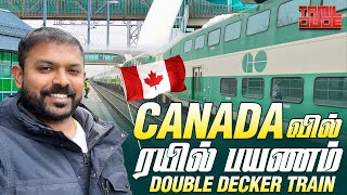 Canadaவில் ரயில் பயணம் | Double Decker Train | Canada Vlog | Tamil Dude