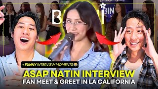 🔥 BINI ASAP NATIN INTERVIEW + FAN MEET IN CALIFORNIA 🤙 #BINI FANCAM CLIPS + FUNNY MOMENTS REACTION