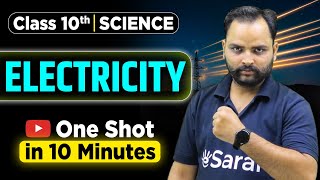 Electricity Class 10 One Shot Revision in 10 Min | Class 10 Science Chapter 12 | NCERT