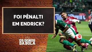 Debate Donos: Foi pênalti de João Paulo em Endrick em Palmeiras x Santos?