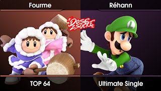 DOSE2SUCRE - 2023.01 TOP 64 - Fourme (Ice Climbers) Vs. Réhann (Luigi) SSBU Ultimate Tournament