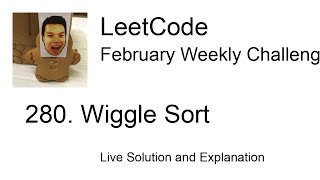 280. Wiggle Sort - Week 2/4 Leetcode February Challenge