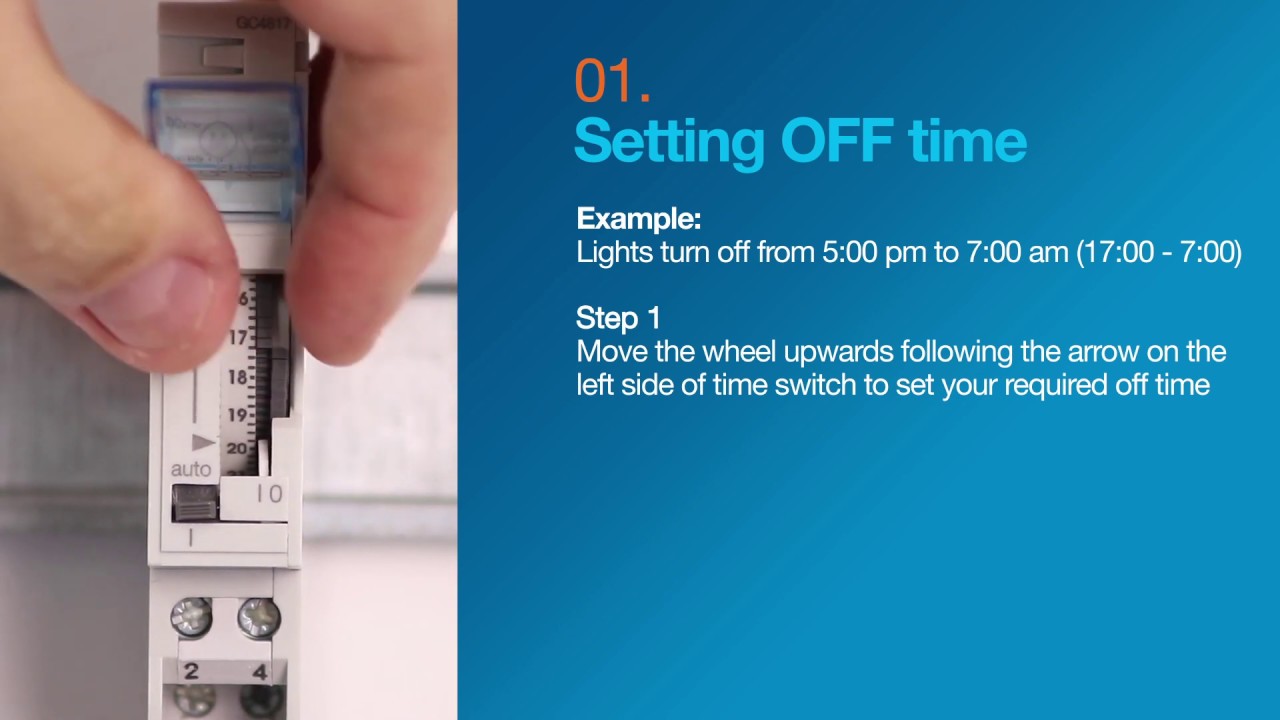 How To Set Up A 1 Module Analogue Time Switch Insafehands Alwaysthere