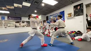 US Jr  karate Team training