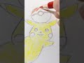 pokemon drawing pikachu【ピカチュウ】30分お絵描きチャレンジ バランス ポケモン 色鉛筆 イラストメイキング