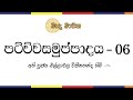 පටිච්චසමුප්පාදය - 06