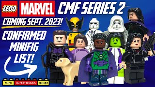LEGO Marvel CMF SERIES 2: MINIFIGURE LIST UPDATE!