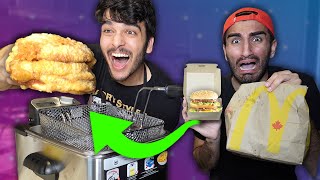 Deep Frying EVERYTHING From McDonalds! (24 Hour Deep Fried Food Challenge)