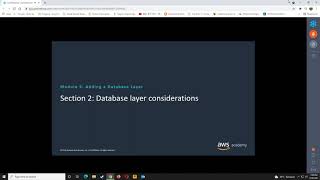 AWS Academy Cloud Architecting - Module 5 Adding a Database Layer Part 1