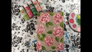 Paint A Bible With Acrylic Flowers