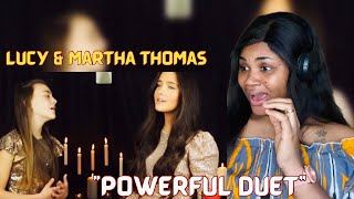 Lucy & Martha Thomas “O Holy Night” - Sister Duet | Reaction!