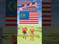 Membuat bendera Malaysia di rumah Upin Ipin. #flag #sakura #shortvideo #gamesakura