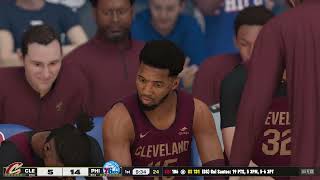 NBA 2K25 (Next Gen) - Cleveland Cavaliers vs Philadelphia 76ers