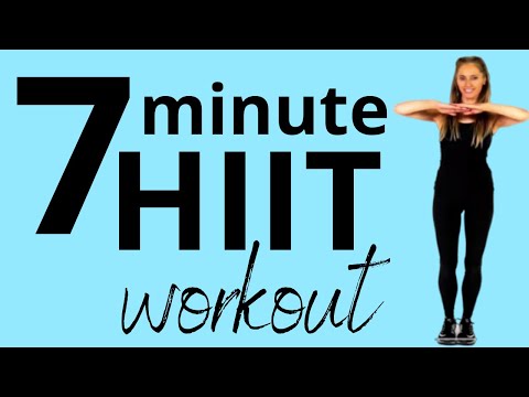 7 MINUTE HIIT WORKOUT FAT BURNING MOVES – EASY TO FOLLOW HOME EXERCISE ROUTINE – LUCY WYNDHAM-READ