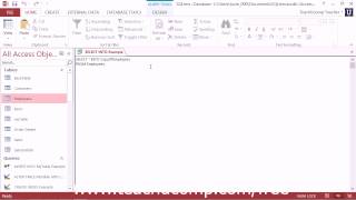 SQL Training - Structured Query Language Tutorial - The SELECT INTO Statement Lesson