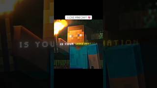 🥵I LOVE MINECRAFT💖#shorts #gaming #minecraft #recommended