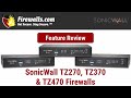 SonicWall TZ270, TZ370, & TZ470 Firewall Review - An Overview of Features, Benefits, & Specs