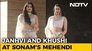 Janhvi Kapoor, Karan Johar & Other Stars At Sonam Kapoor's 'Mehendi' Party