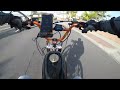 motorized bike first ride t6 racing airsal horizontal hybrid minarelli