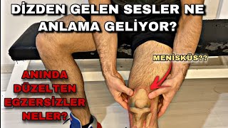 Dizin Çıtırdaması Kireçlenme Belirtisi mi?  |  Klik Sesini Düzelt| Fzt. Ömer Güngür