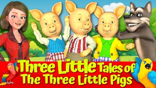 The Three Little Pigs And The Big Bad Wolf 🐷🐺| English Fairytales \u0026 Kids Songs For Kids🌟