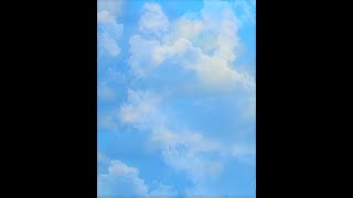 How to paint soft (instant) clouds by doing this,  Acrylic Painting for beginners