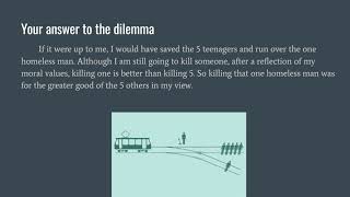 A Moral Dilemma