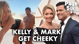 Mark Consuelos can’t keep his eyes off wife Kelly Ripa’s butt | Page Six Celebrity News
