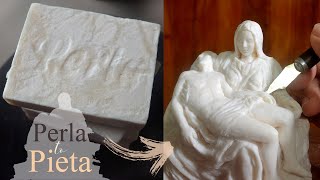 SOAP CARVING PIETA: Melding Soap Bars Together and Carving La Pieta